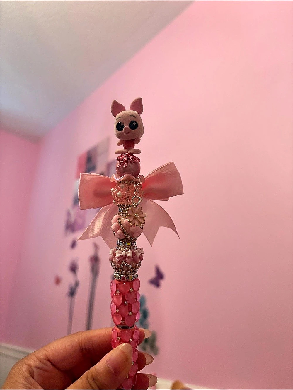 Piglet Beaded Pen